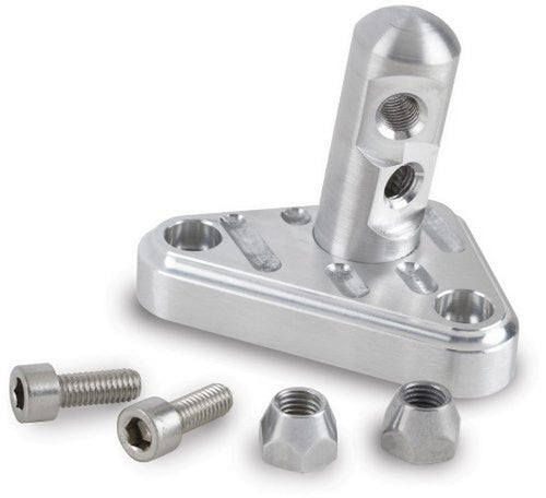 Black Finish Lokar XTCB-40TP3 Triple Stud Billet Aluminum Bracket for Tuned-Port Injection