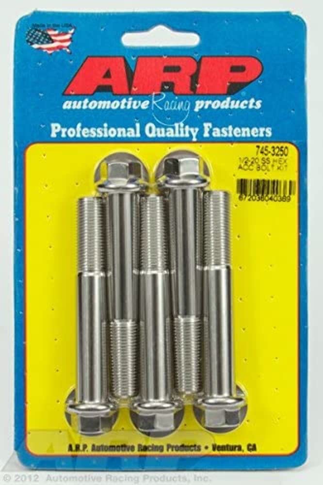 ARP 1/2-20" x 3.250 UHL 6-Point Stainless Steel Bolt Kit - 5 Piece 745-3250