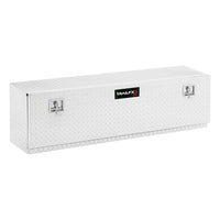 TrailFX Tool Box Top Mount Single Door Polished 16-Gauge Diamond Tread Aluminum 7.8 Cubic Foot Capacity 60" Length 13" Width 17" Height Bright Finish TrailFX 170601