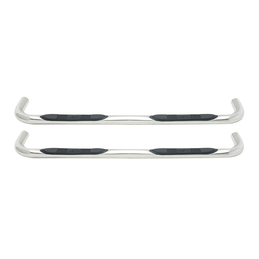 Westin E-Series 23-4020 3 Round Nerf Bars fits 2016-2024 Titan XD Crew Cab Polished Pair