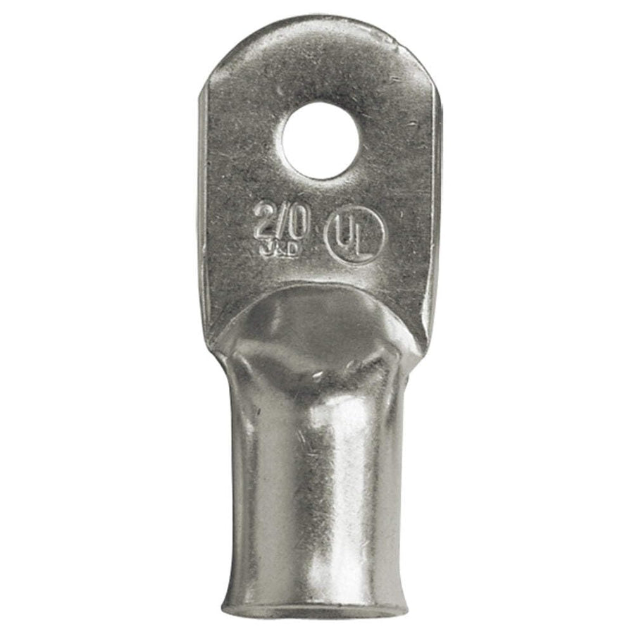 242294 ANCOR MARINE GRADE Heavy Duty Electrical Tinned Copper Lugs (2/0-Gauge, Size 1/4 Screw, 25-Pack)