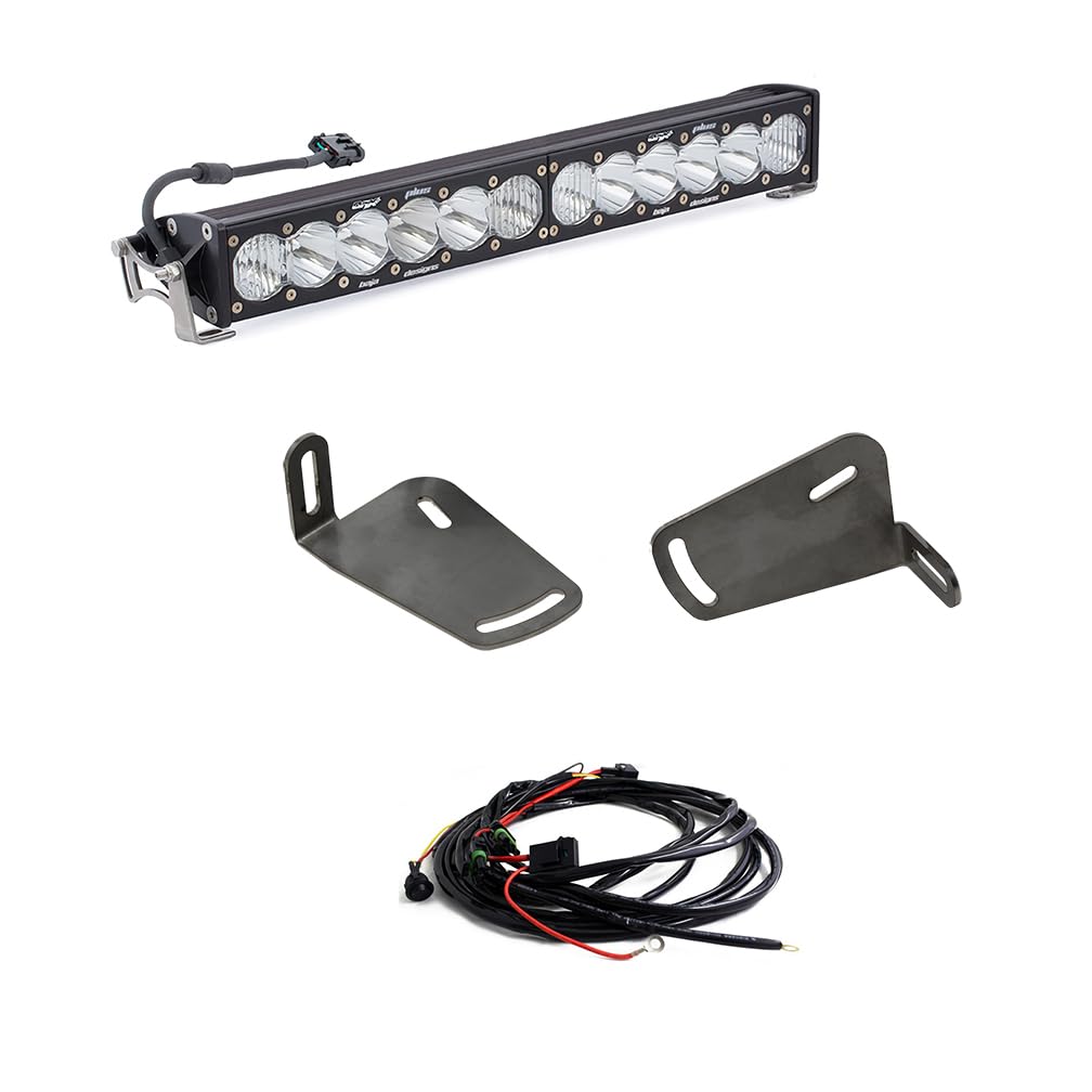 Baja Designs 20-inch OnX6+ LED Bar Bumper Light Kit for Dodge Ram 1500 Rebel; 1500 TRX Truck (Driving/Combo; Clear)
