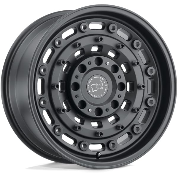 Black Rhino ARSENAL Hard Alloys 16X8, 5X160, 6, +38mm TEXTURED MATTE BLACK - 1680ARS385160M65