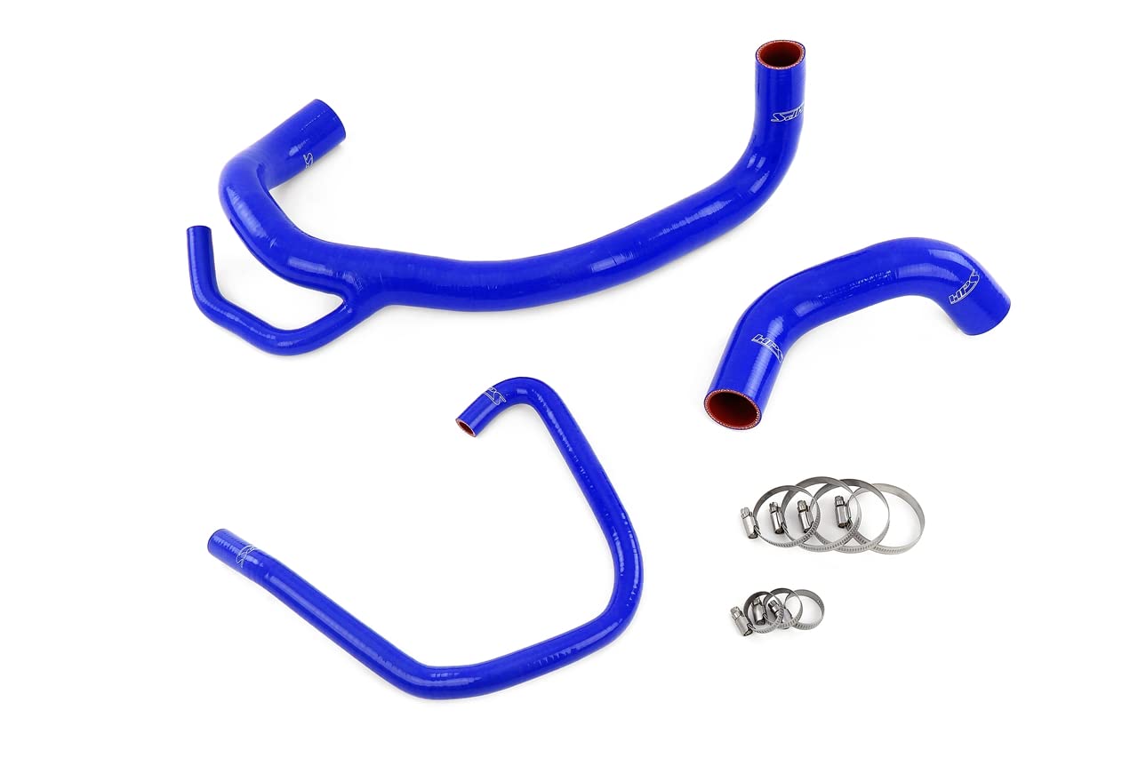 Blue HPS Performance Silicone Radiator Hose Kit Coolant Compatible for 2012-2014 Chrysler 300C Dodge Charger 2011-2014 Challenger SRT8 6.4L V8, 57-1616R-BLUE