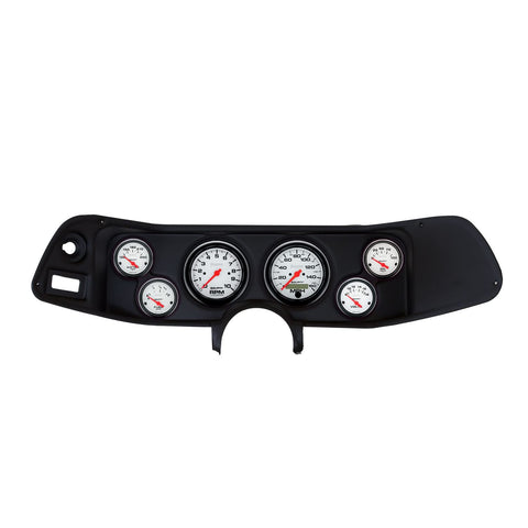 AutoMeter Dash Kit Direct Fit, Camaro 70-78, Tach/Mph/Fuel/Oilp/Wtmp/Volt, Phantom (2132-09)