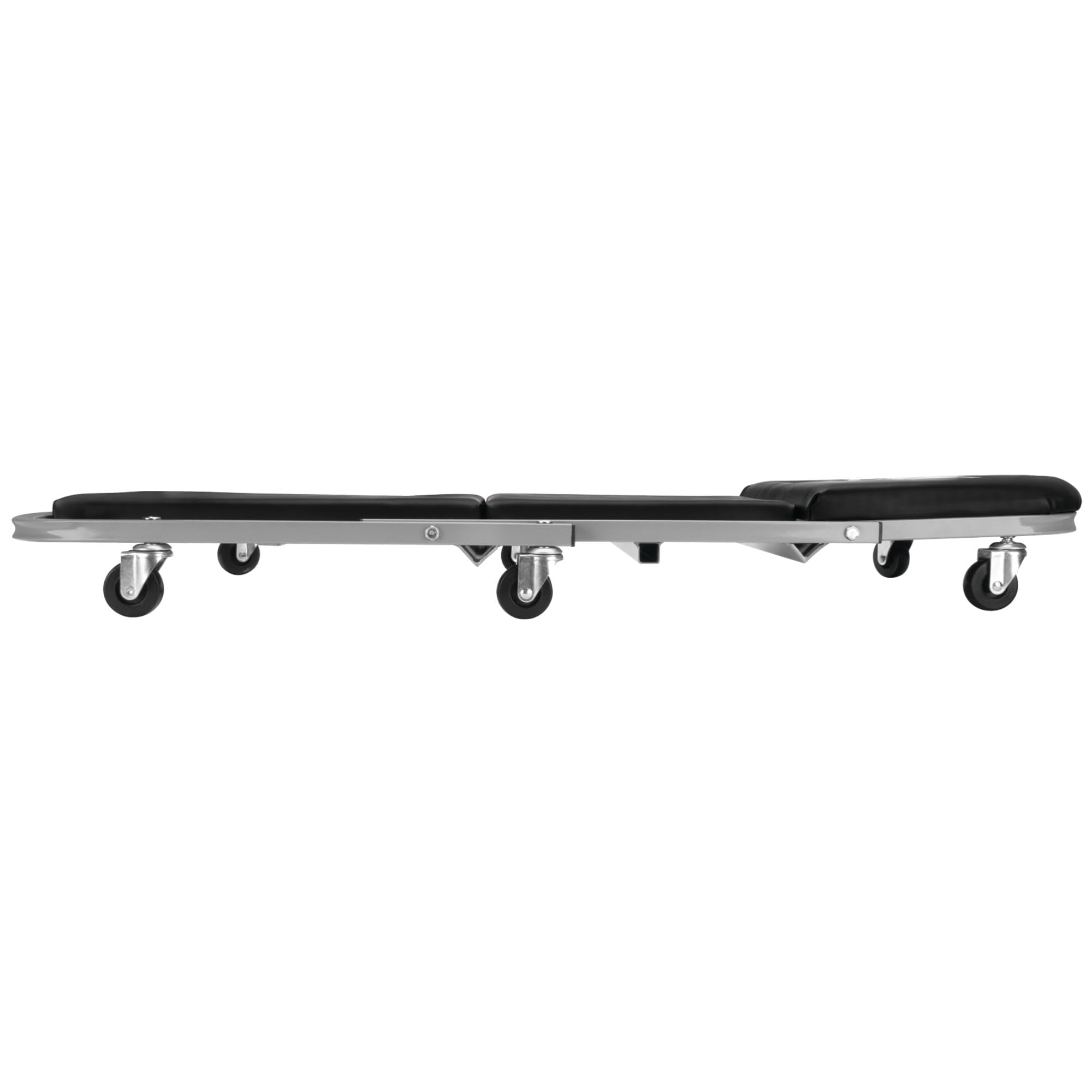 40-Inch Performance Tool W85018 Folding Creeper Rolling Seat, All-in-One Adjustable Roller Garage Chair, Lay Down or Sit, 330LBS Capacity Under Car Roller Creeper with 6 Swivel Casters