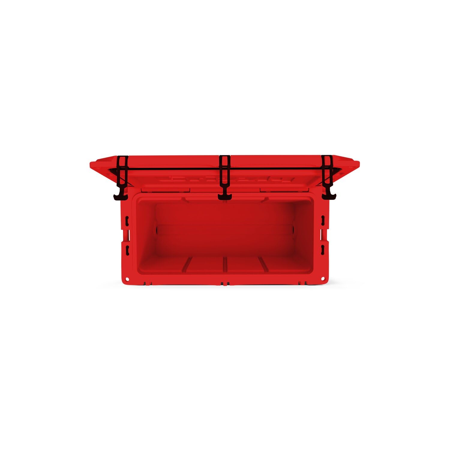 100 Cooler Grizzly | 100 qt Ice Chest Durable Rotomolded Insulated | Made in USA | Warranty for Life | for Beach Boat Camping Fishing Hunting | G100 | Red