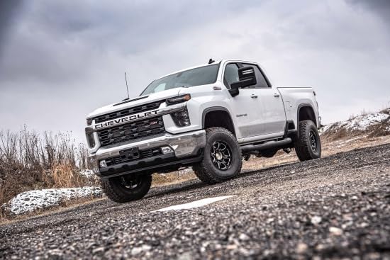 Zone Offroad 2020-2024 Chevy Silverado/GMC Sierra 2500/3500 HD/Denali ZONC48F | 2024 Silverado 1500 LT 4WD | 3 in Full Suspension Adv. Ser. Lift Kit | No OL Springs | FOX 2.0 Adventure Series Shocks
