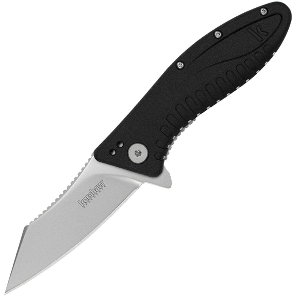 Grinder Kershaw Assisted Opening Flipper Knife (3.25" Bead Blast) 1319