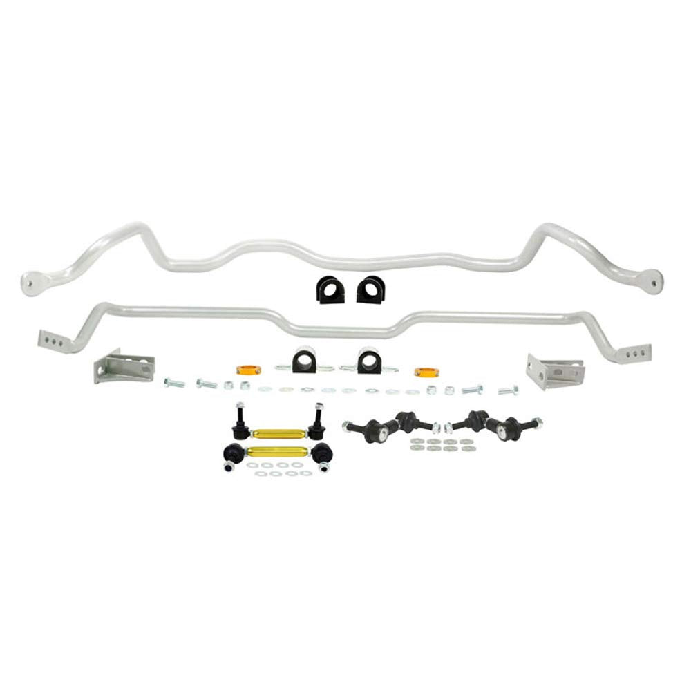 Whiteline Front and Rear Suspension Stabilizer Bar Kit BMK009M Compatible with 03-08 Lancer