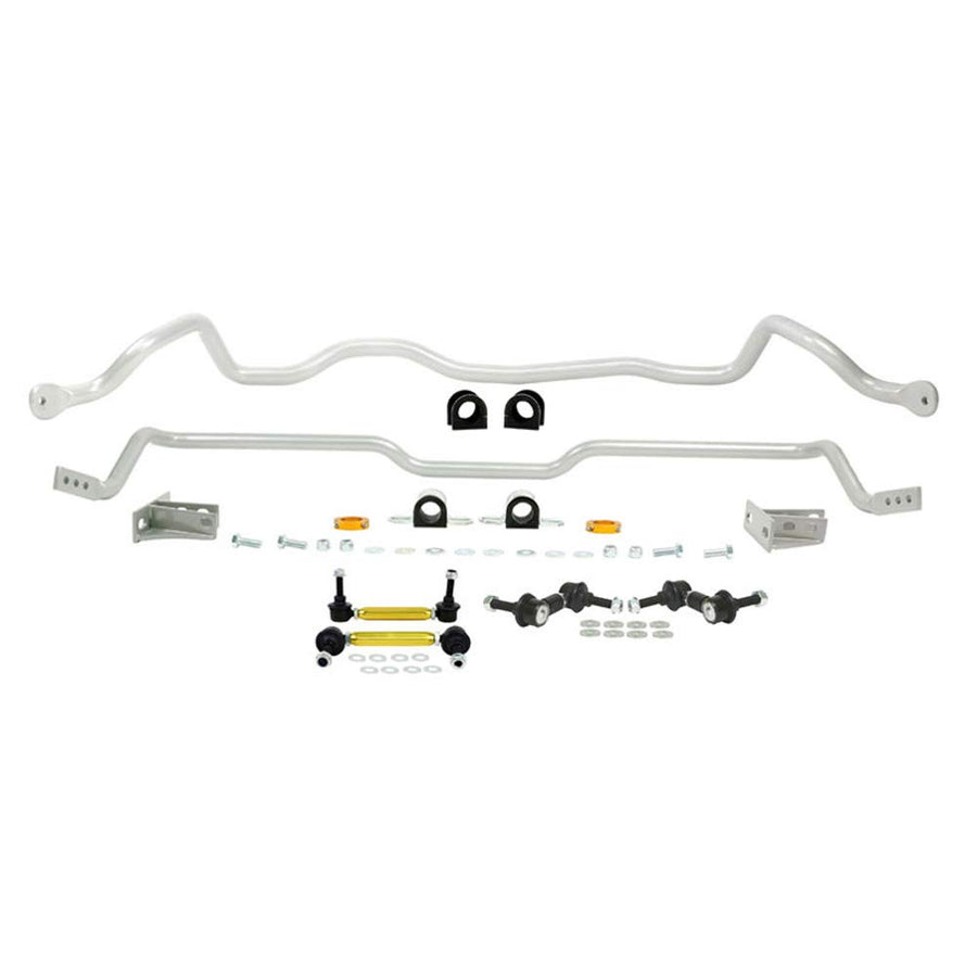Whiteline Front and Rear Suspension Stabilizer Bar Kit BMK009M Compatible with 03-08 Lancer