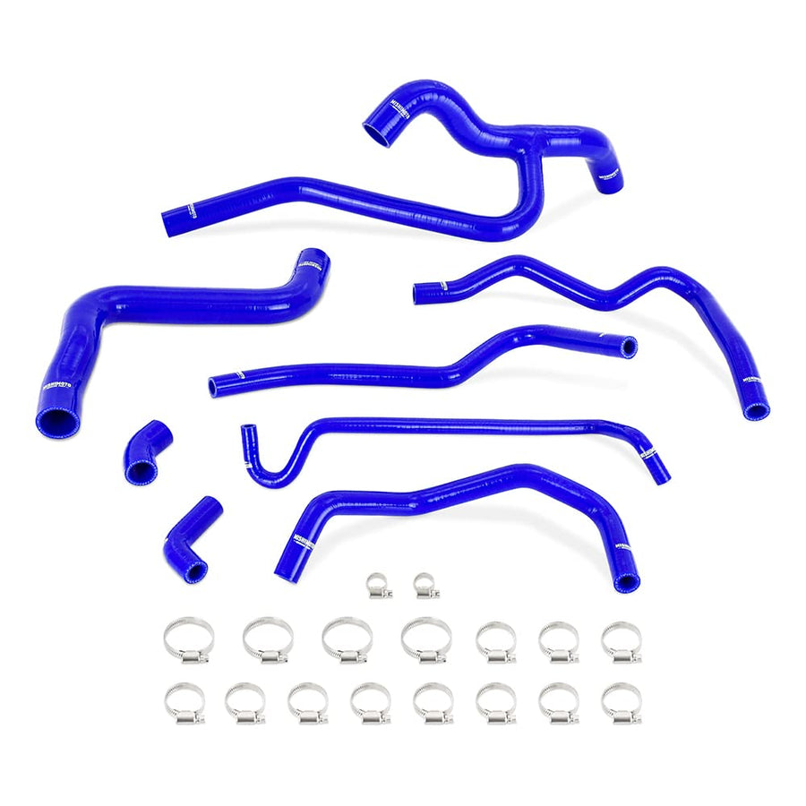 Mishimoto Silicone Radiator & Heater Hose Kit MMHOSE-MUS40-05BL, Compatible With Ford Mustang V6 4.0L 2005-2010, Blue