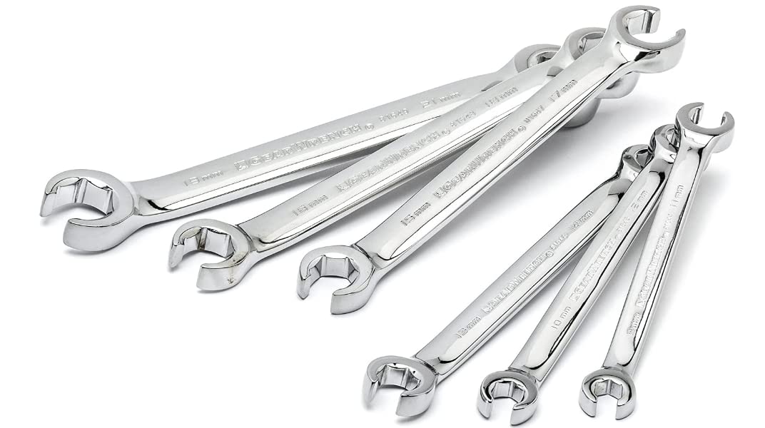6 Pc. GEARWRENCH Flare Nut Wrench Set, Metric - 81906