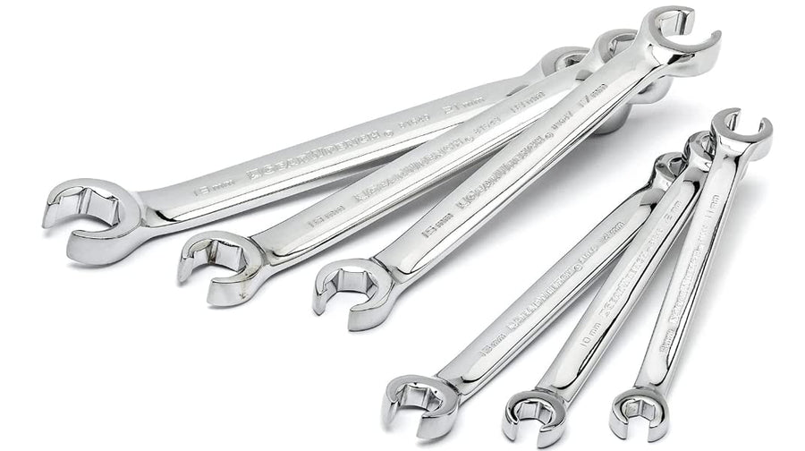 6 Pc. GEARWRENCH Flare Nut Wrench Set, Metric - 81906