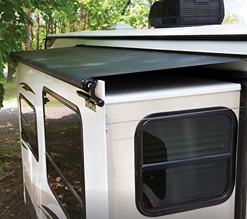 5000 Series Solera Slide Topper Awning, Black - 6' (5'7" Fabric)