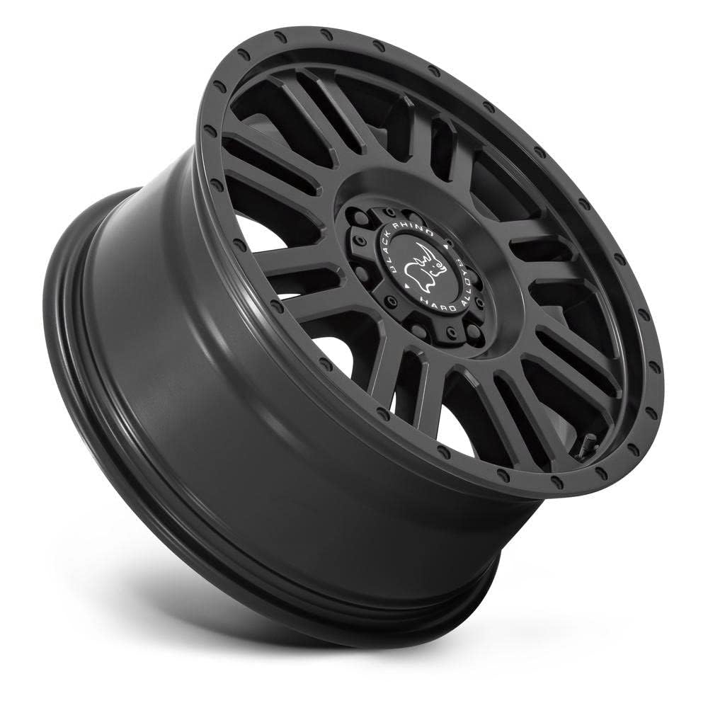 Black Rhino YELLOWSTONE Hard Alloys 16X8 6X130 6.27 45mm MATTE GUNMETAL - 1680YWN456130G84