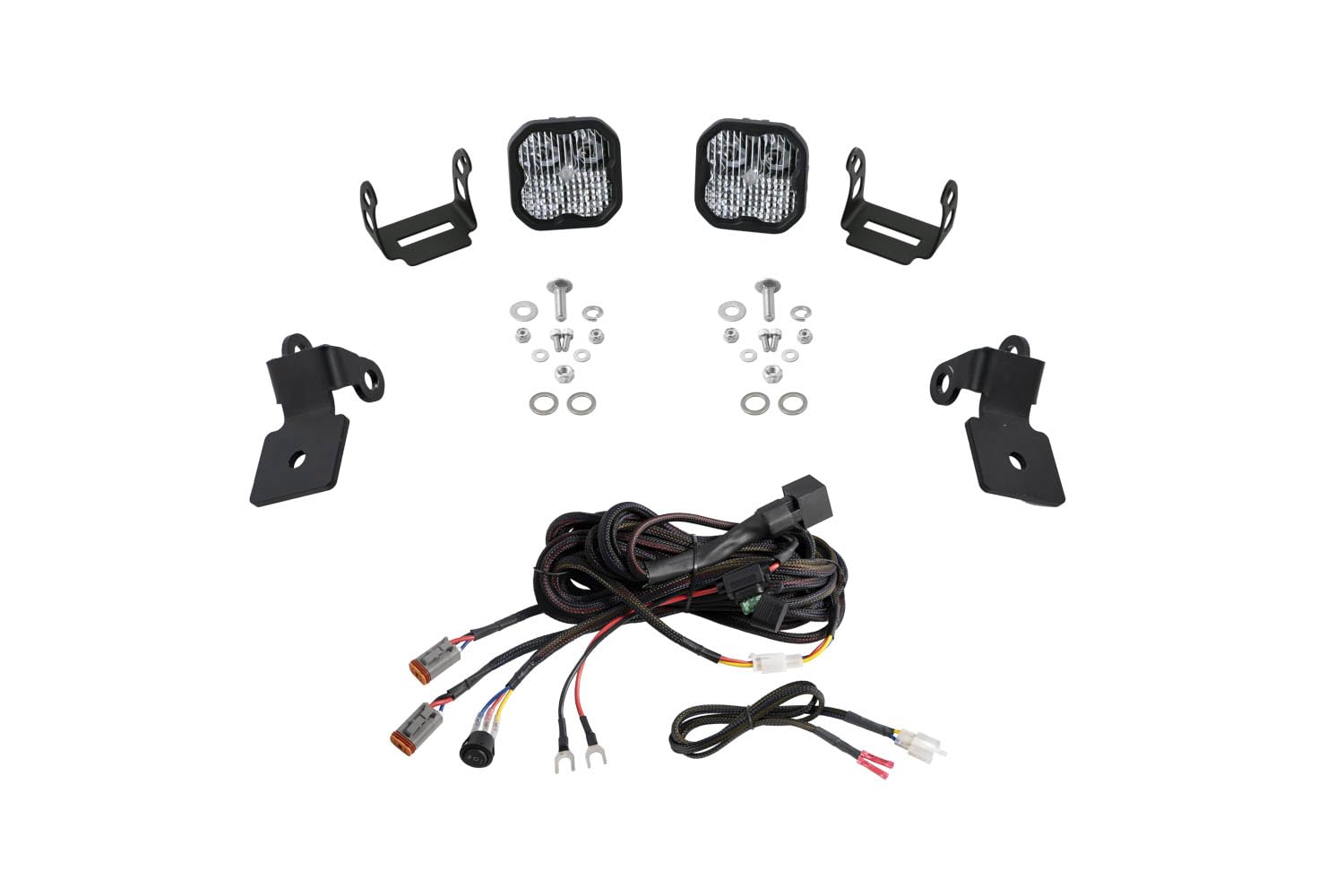 Diode Dynamics A-Pillar Pod Kit Stage Series compatible with Polaris RZR Pro 2020-2023, SS3 Sport White Combo