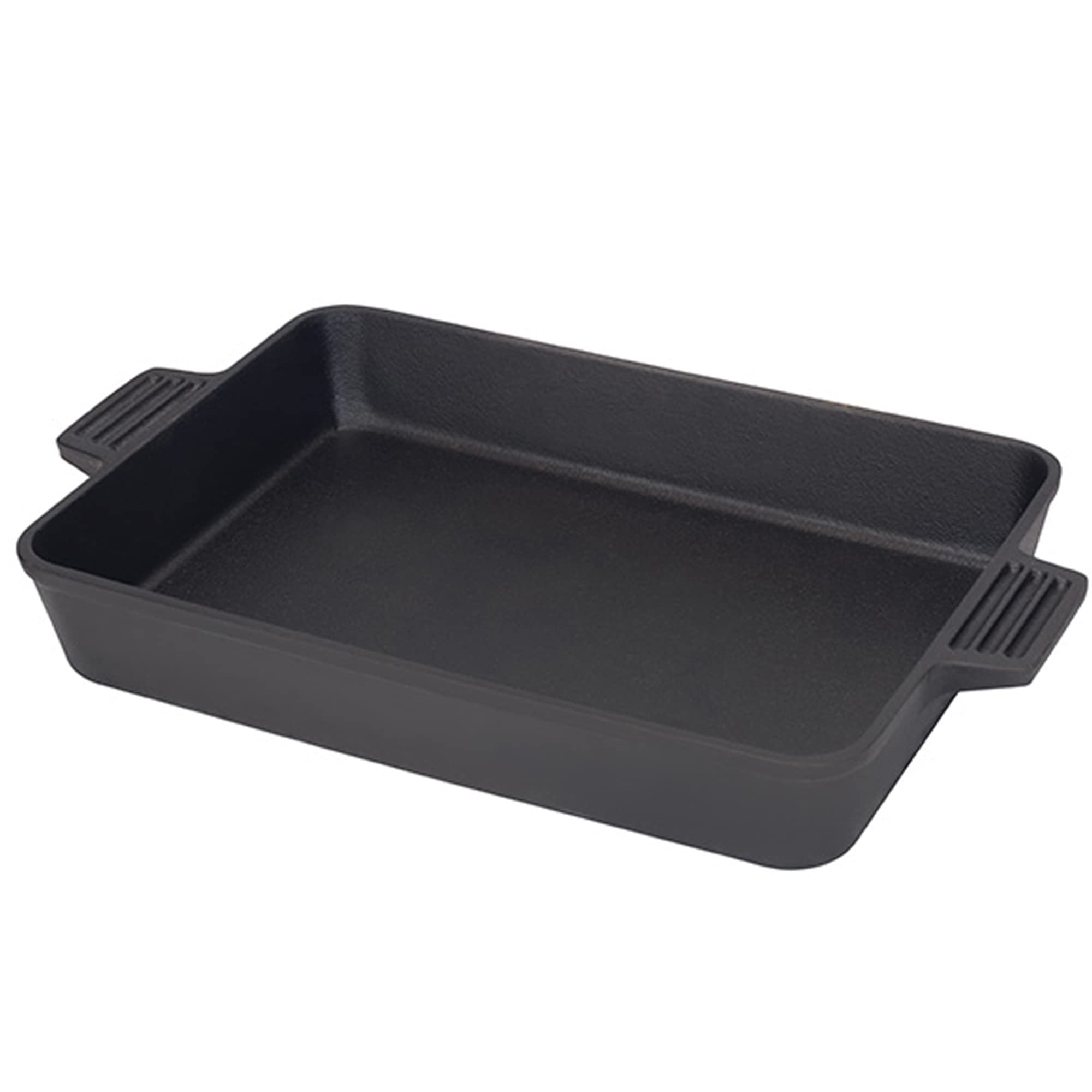 9 x 13-in Bayou Classic Cast Iron Casserole Baking Pan – Preseasoned Cookware for Oven, Grill, or Camp – Rectangular Roasting Pan, Deep Baking Dish, Oven-Safe Family Size Cast Iron Pan