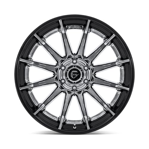 FUEL OFF-ROAD FC403 20X9 BURN 6X5.5 5.04 1mm CHROME WITH GLOSS BLACK LIP - FC403PB20906801
