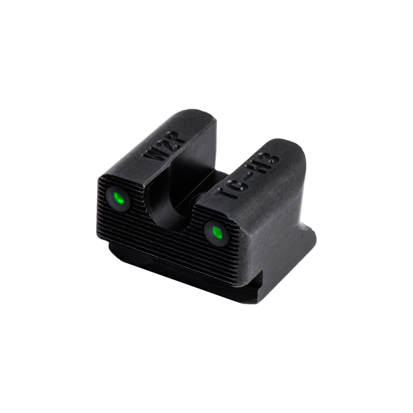 Tritium Pro TRUGLO Night Sights, Compatible with Walther PPS Classic & M2 models | Compact Durable Glow-in-the-Dark Front & Rear Handgun Sight Set with White Focus Lock Front Ring