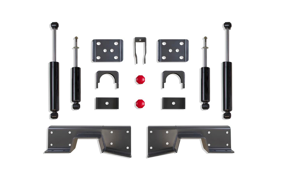 Lowering Kit MaxTrac 200960 Box 6 in. Drop Kit Incl. Rear Flip Kit Rear C-Notch Frame Support Rear Shock Angle Corrector Front and Rear Shocks Lowering Kit Box