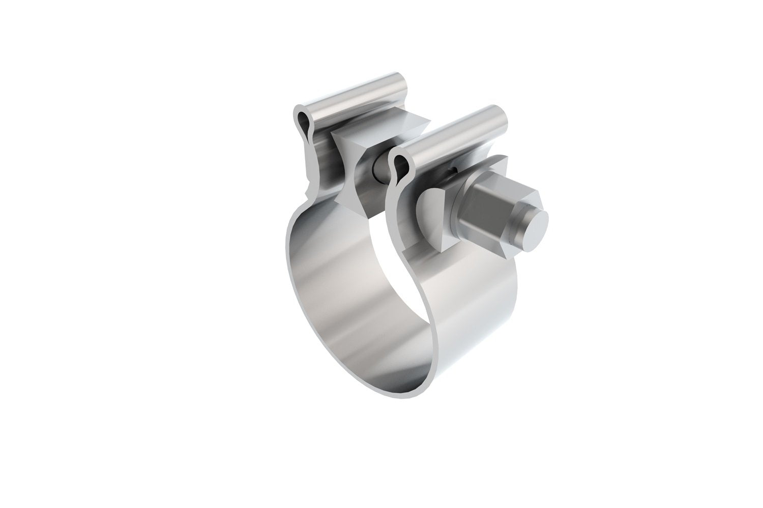 BORLA Accessory 2" T-304 Stainless Steel 18302 Single Bolt Band Clamp