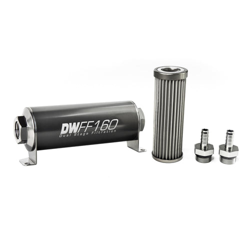 in-line DeatschWerks Fuel Filter and housing kit (8-03-160-040K-38)