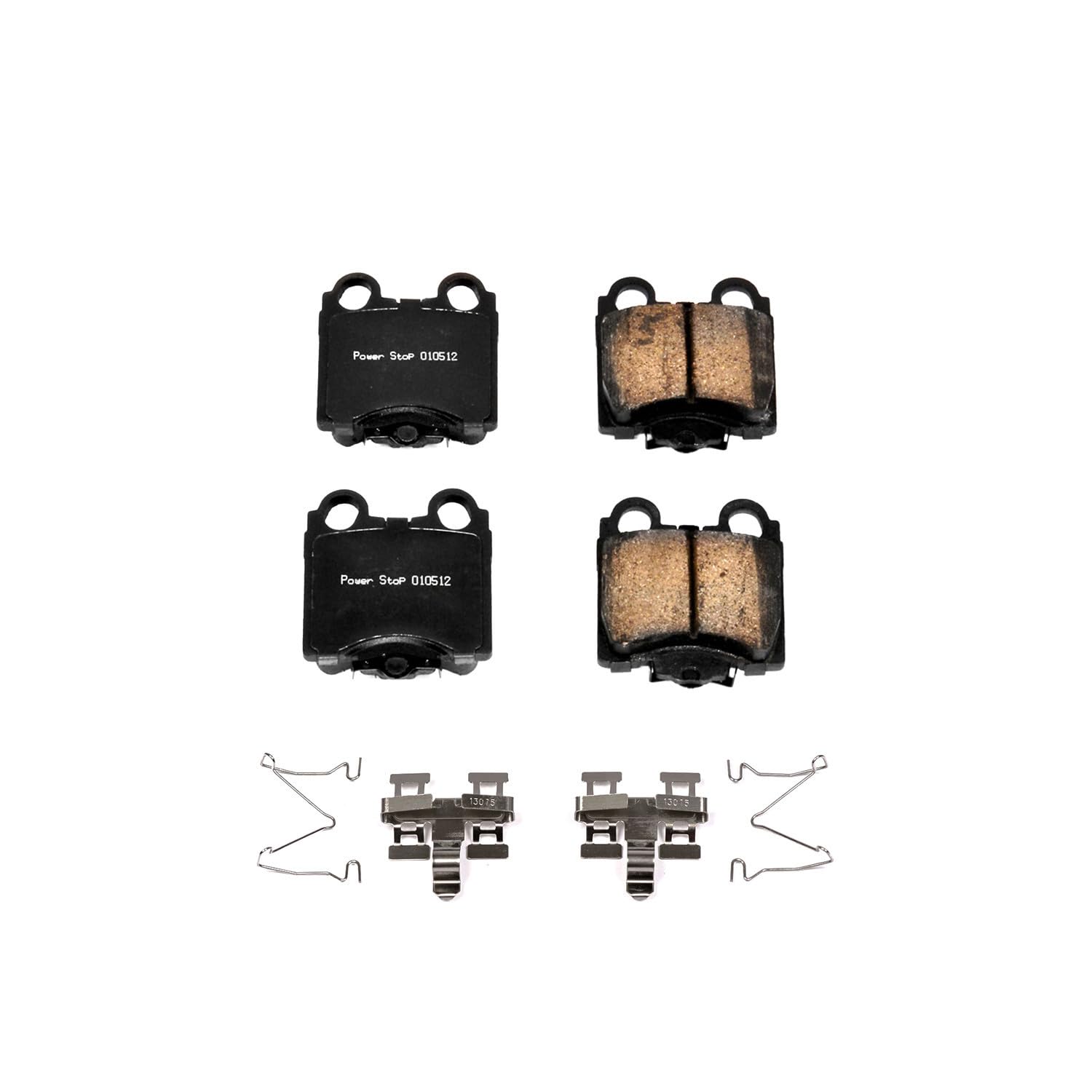 Power Stop Front Brake Kit For Lexus GS300 1998-05 |GS400 1998-00 |GS430 2001-05 |IS300 2001-05 |SC430 2002-10 - Brake Pads Ceramic With Installation Hardware, 17-771