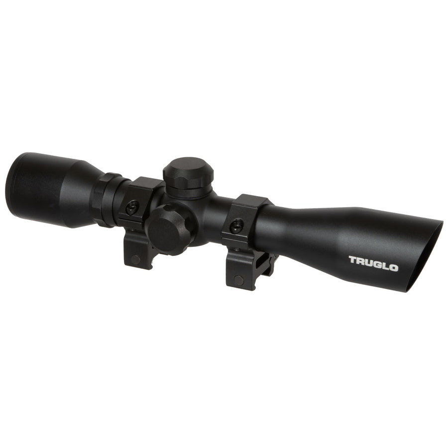 4x32mm TRUGLO Compact Rimfire and Shotgun Scope Series, Diamond Reticle, Black