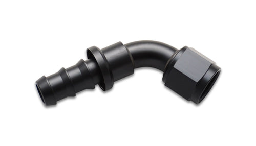 Push-On Vibrant Performance 22606 60 Degree Hose End Elbow Fitting; Size: -6An, 1 Pack