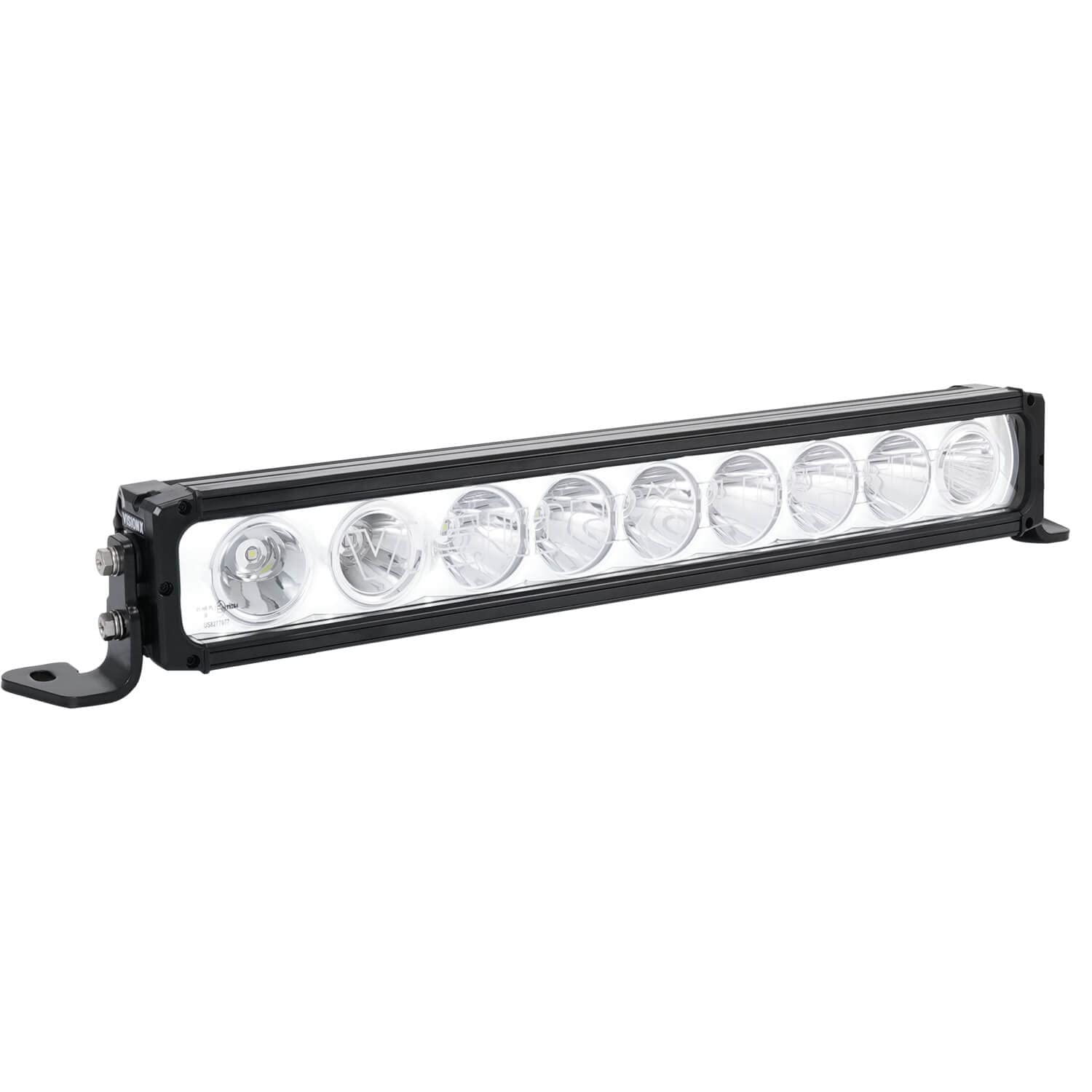 10W Xpr Halo 19" Light Bar Led Tilted Optics For Mixed Beam