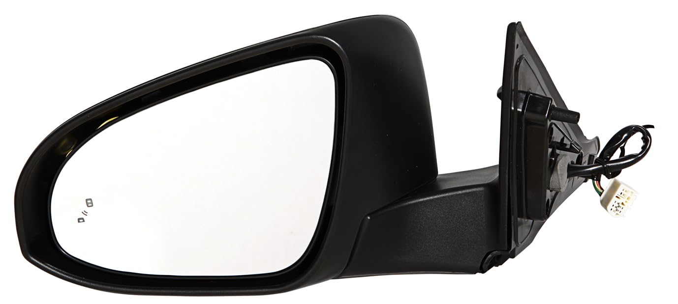 For Toyota Camry/Hybrid 16-17 Manual-Fold Power Heated BLIND Sport DETECTION Mirror Driver Side | DOT Certified 87906-06051+87945-06060-C0 | TO1320375