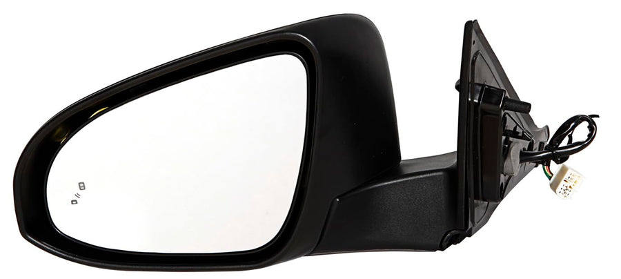 For Toyota Camry/Hybrid 16-17 Manual-Fold Power Heated BLIND Sport DETECTION Mirror Driver Side | DOT Certified 87906-06051+87945-06060-C0 | TO1320375