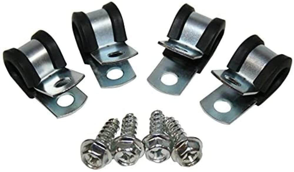 P Clamp Bulldog Winch 20272- 1/2 Inch Fits 2 Gauge W/Self Tapping Screws Set of 4