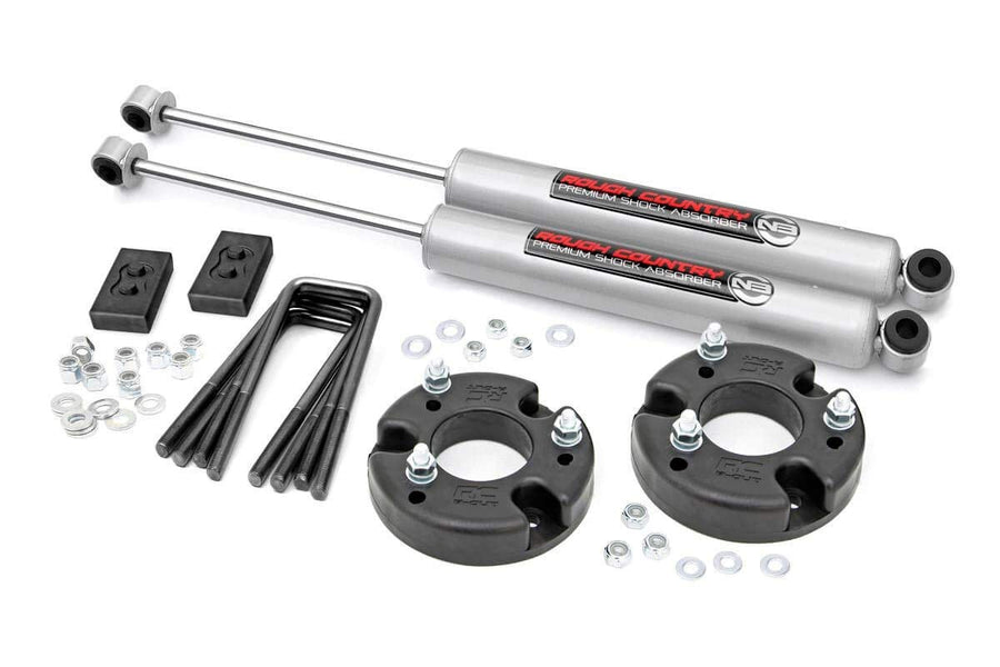 Rough Country 2" Lift Kit Leveling w/N3 Shocks for 2009-2020 Ford F-150-52230
