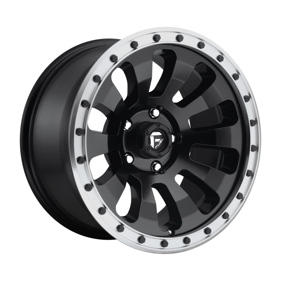 1PC Fuel D629 20X9 6X5.5 MT-BLK-MBR 01MM - D62920908350