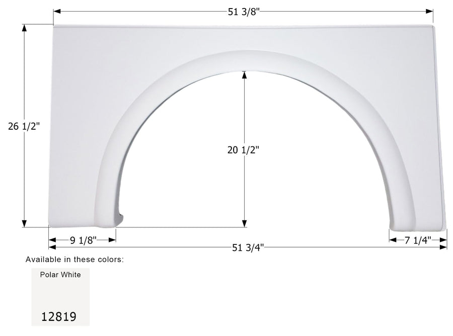Fender Skirt ICON, Single, Damon, FS2818, Unpainted, LH