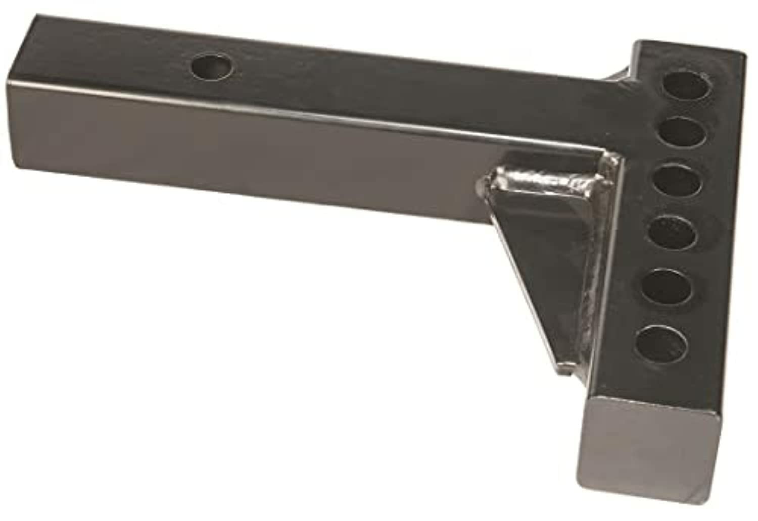 Weight Distribution Hitch Shank Husky Towing 31518 - 2 Inch Square, 10 Inch Length 4-1/4 Inch Rise 6-3/4 Inch Drop 6K Shank/14K WD Capacity, Black Powder Coated Steel