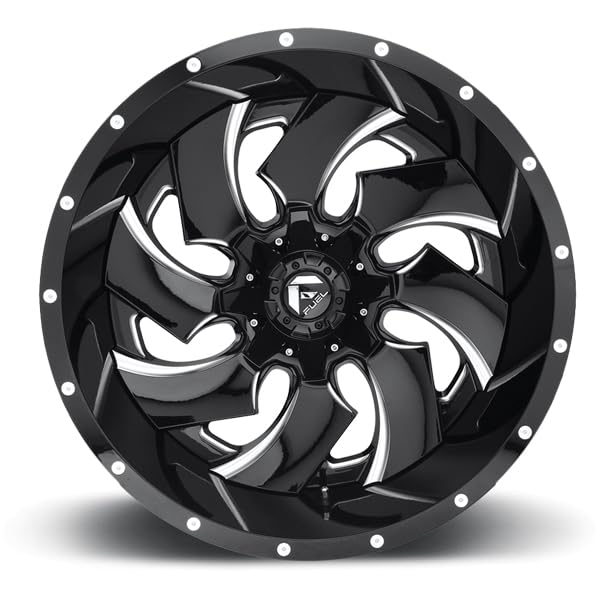 FUEL OFF-ROAD 20X10 CLEAVER 5X4.5/5.0 4.79-18mm GLOSS BLACK MILLED - D57420002647