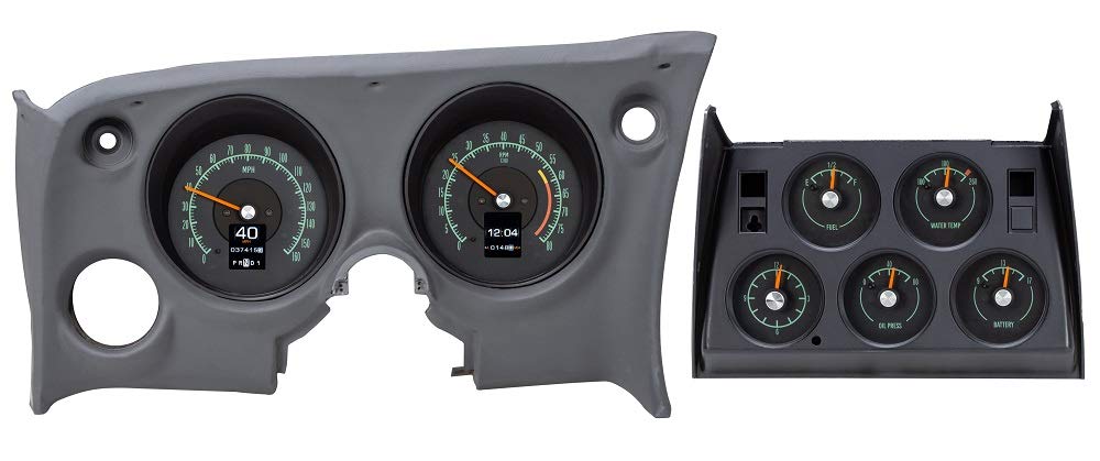 Dakota Digital Retrotech Gauge RTX-68C-VET-X Instrument System Compatible with 1968-77 Chevy Corvette