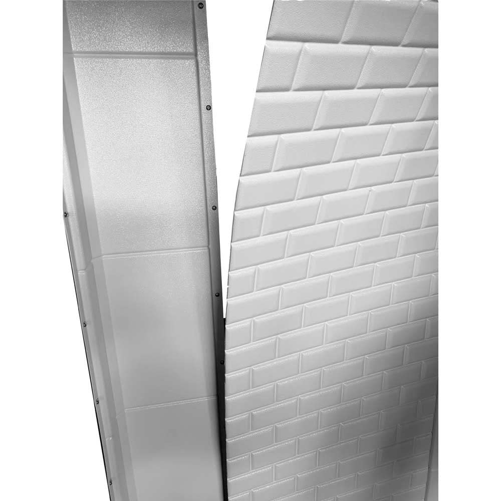 SHWRWALL24X36X66WHITE S.RECREATION