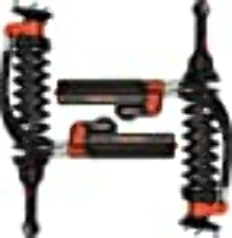 Front Fox Shocks 883-06-153 Coilover Shock Absorbers Fits Ford F-150, Black, 3