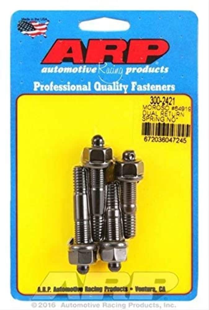 ARP 300-2421 dual return spring Moroso 64919 pro series carb stud kit no spacer plate