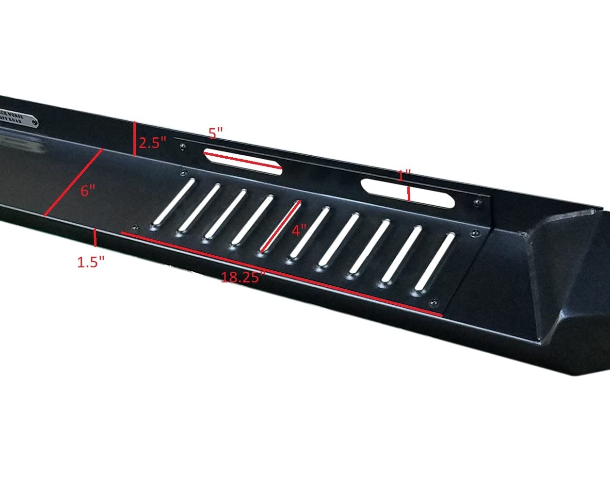 Heavy Duty Black Horse Armour Steel Running Boards Black Compatible with 1999-2016 Ford F-250 Super Duty|1999-2016 Ford F-350 Super Duty-AR-FOF491