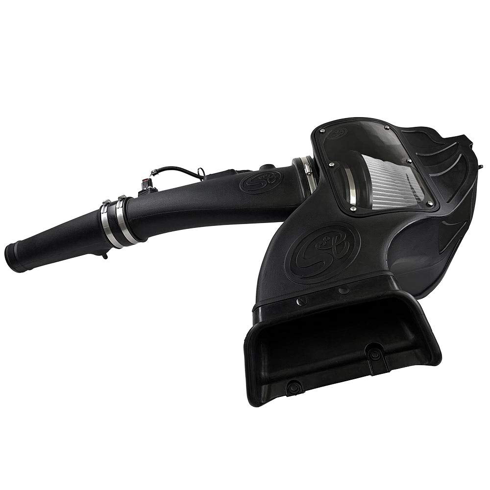 Cold Air Intake S&B Filters 75-5126D For 2018-2019 Ford F-150 Powerstroke 3.0L (Dry Extendable Filter)