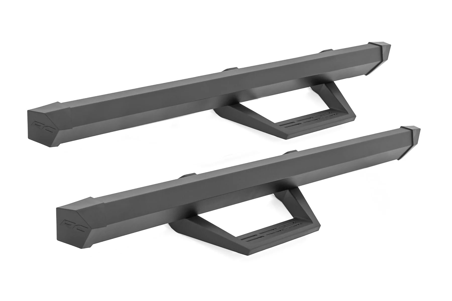 Rough Country Aluminum SRL2 Side Steps for Ford Bronco (2021-2025) 2-Door - Modular Running Boards with Adjustable Step Placement