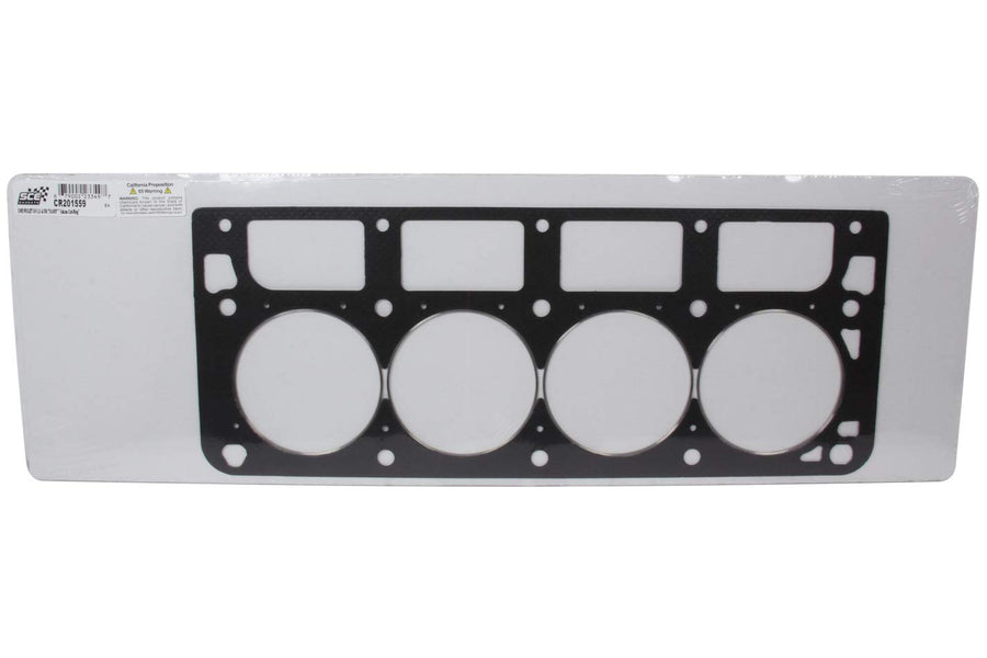 Cylinder Head Gasket, SCE Gaskets, Vulcan Cut Ring, 4.150 in Bore, 0.059 in Compression Thickness, Composite, GM LS-Series, Each