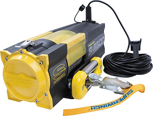 1455300 Superwinch S5500 24V 5500 lb Winch with Steel Rope (Stainless Steel Roller Hawse, 30' Remote)