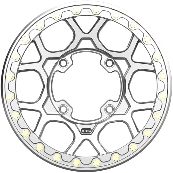 KMC Wheels KS433 Powersports 15X6 4X156 RAW-MACH-FRG 38MM - KS43356044538A