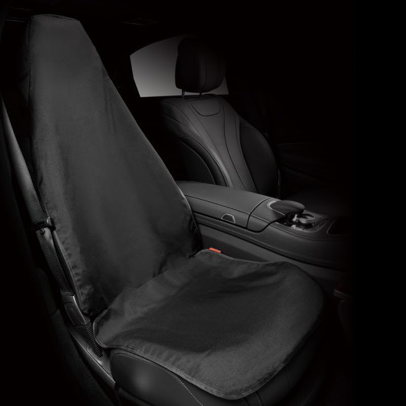 3D MAXpider Universal Custom Fit Car Seat Cover (Black) Waterproof Bucket Seat/Front Seat Protector, Anti-Slip, Washable, Fit Most Car, Sedan, SUV, Van, Truck - Seat Cover